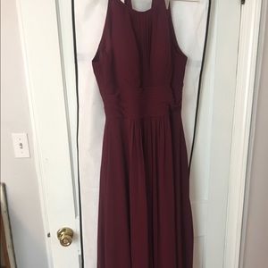 Bonnie Cabernet bridesmaid dress. Worn once.